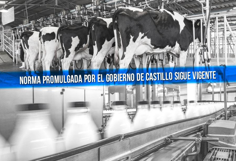 Nadie deroga el decreto mercantilista sobre la leche