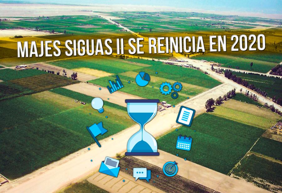 Majes Siguas II se reinicia en 2020