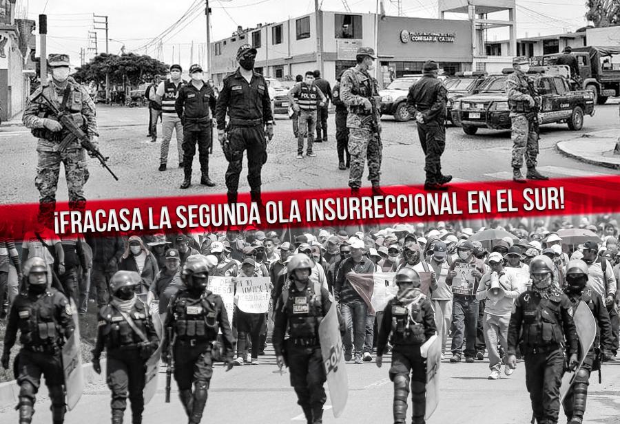 ¡Fracasa la segunda ola insurreccional en el sur!