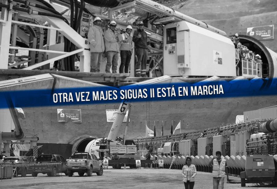 Otra vez Majes Siguas II está en marcha