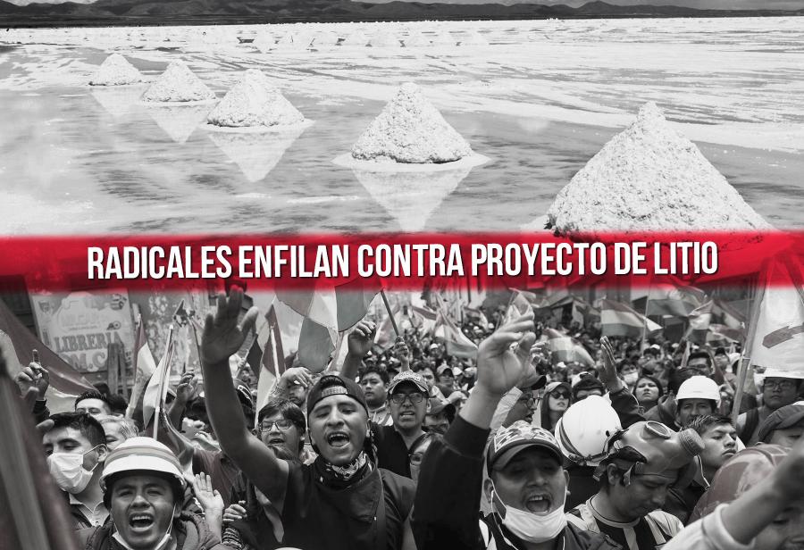Radicales enfilan contra proyecto de Litio