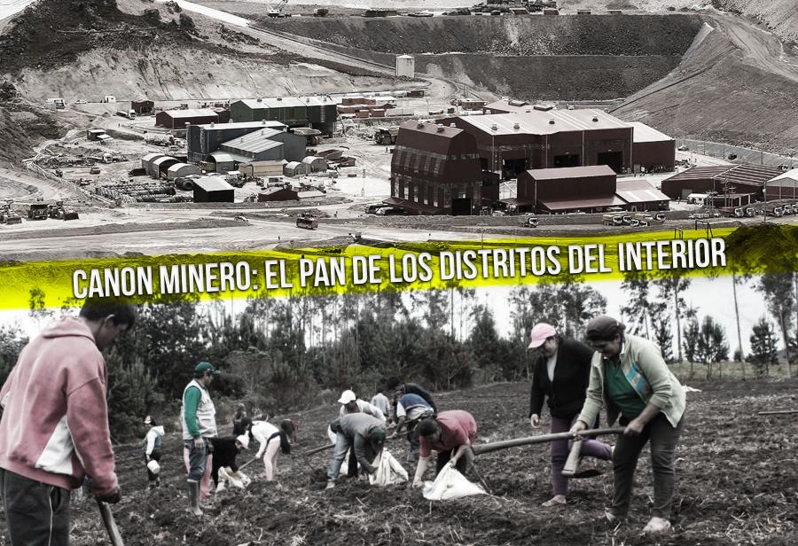 Canon minero: el pan de los distritos del interior