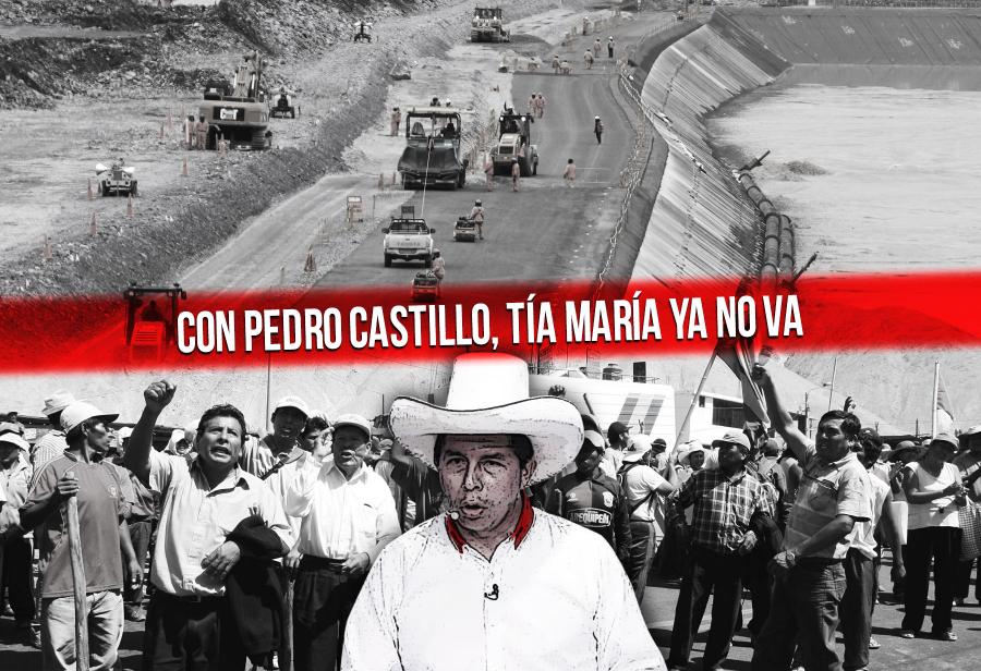 Con Pedro Castillo, Tía María ya no va