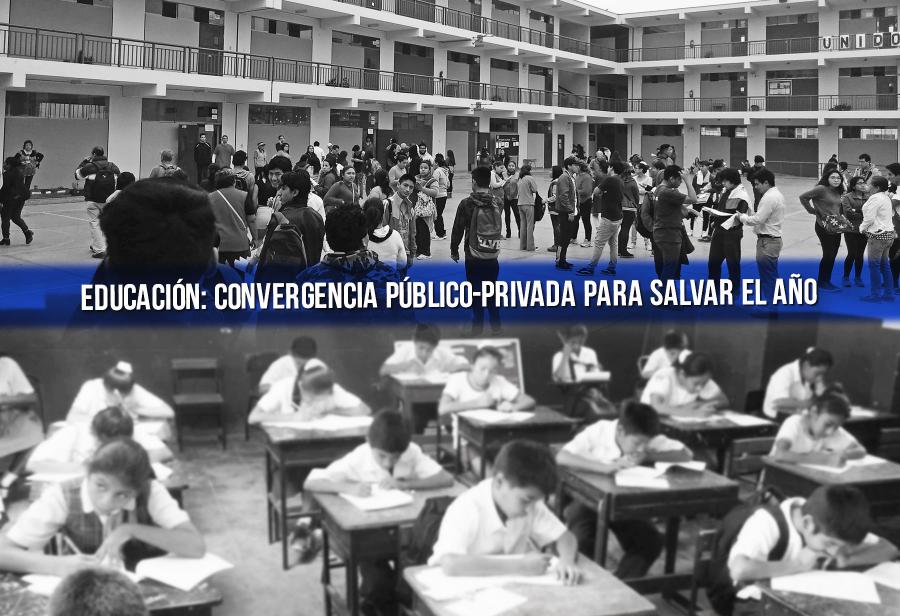 Educación: convergencia público-privada para salvar el año