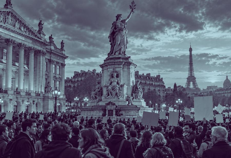 &iexcl;La revoluci&oacute;n cultural sin partido &uacute;nico en Francia y Occidente!