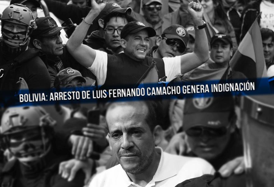 Bolivia: arresto de Luis Fernando Camacho genera indignación