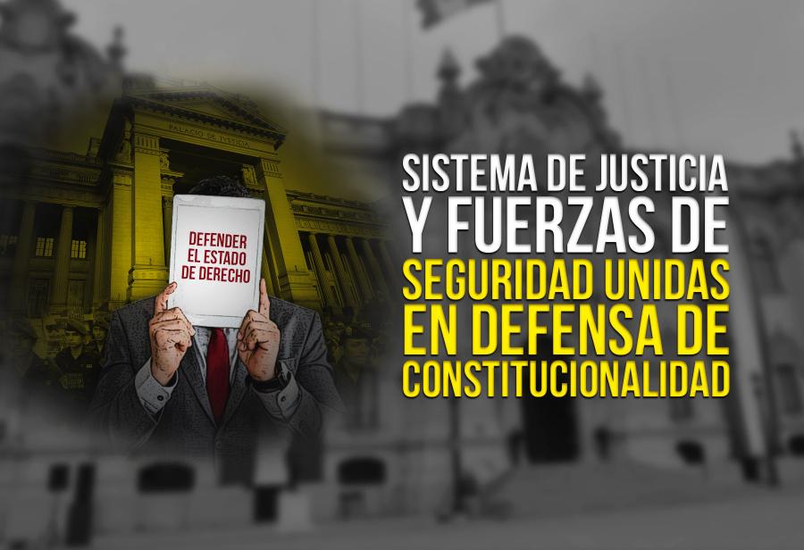 ¡A defender el Estado de derecho contra el intento de resucitar ola de violencia!