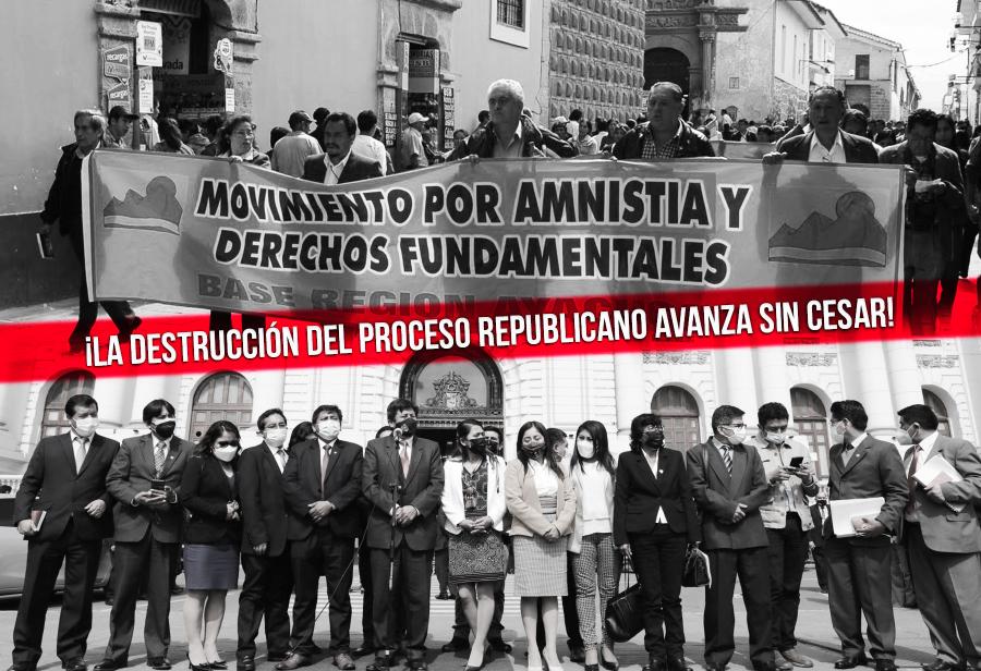 ¡La destrucción del proceso republicano avanza sin cesar!