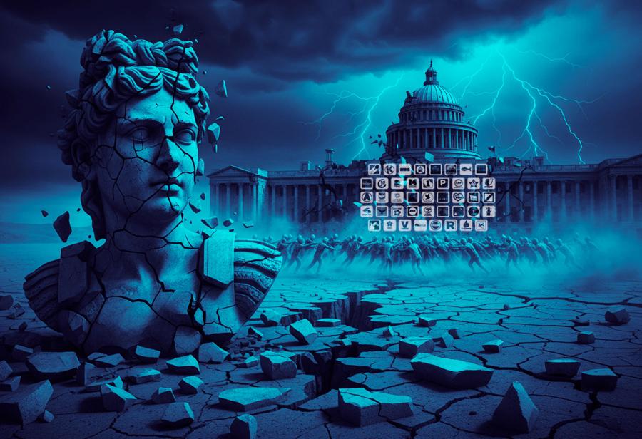 La terrible fragmentación política y la destrucción de los partidos