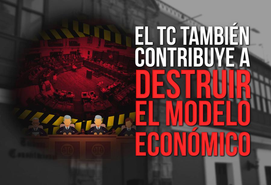 El TC también contribuye a destruir el modelo económico