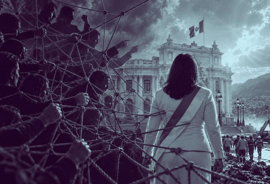 La telara&ntilde;a de la izquierda obstruccionista