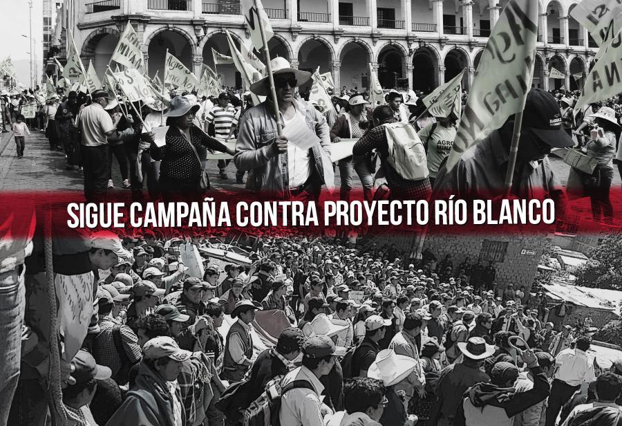 Sigue campaña contra proyecto Río Blanco