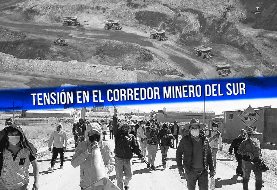 Tensión en el Corredor Minero del Sur