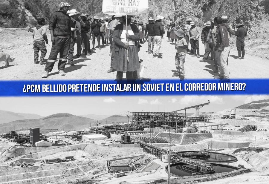 ¿PCM Guido Bellido pretende instalar un soviet en el corredor minero?