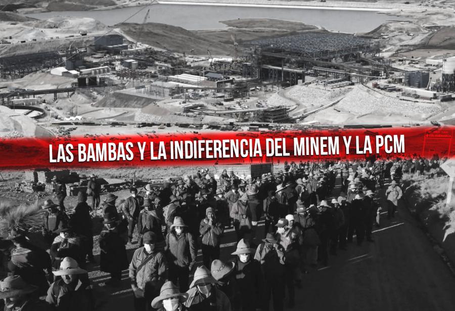 Las Bambas y la indiferencia del Minem y la PCM