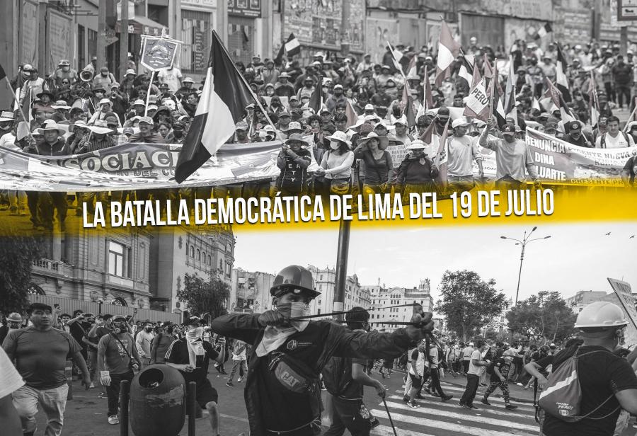 La batalla democrática de Lima del 19 de julio