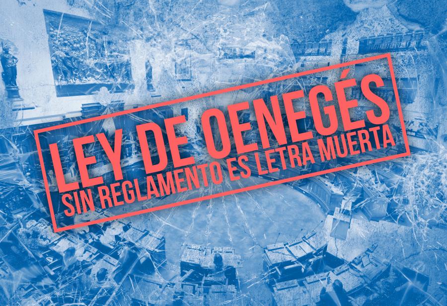 Ley de oenegés sin reglamento es letra muerta