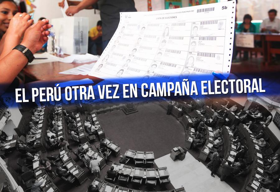 El Perú otra vez en campaña electoral