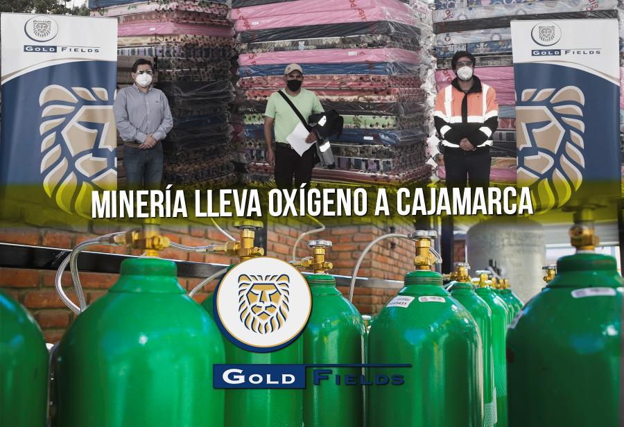 Minería lleva oxígeno a Cajamarca
