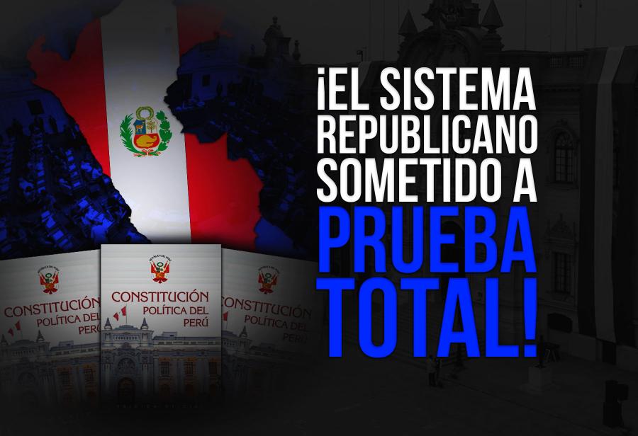 ¡El sistema republicano sometido a prueba total!