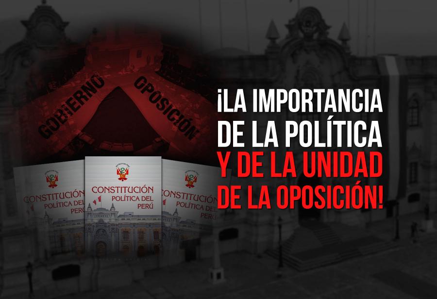 ¡La importancia de la política y de la unidad de la oposición!