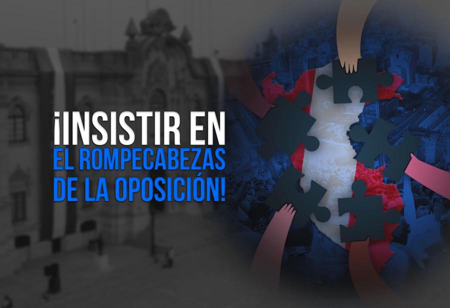 ¡Insistir en el rompecabezas de la oposición!