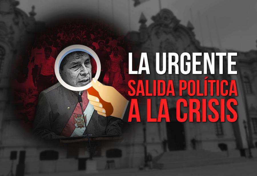 La urgente salida política a la crisis