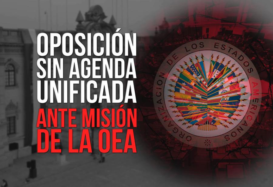 Oposición sin agenda unificada ante Misión de la OEA