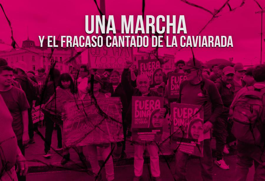 Una marcha y el fracaso cantado de la caviarada