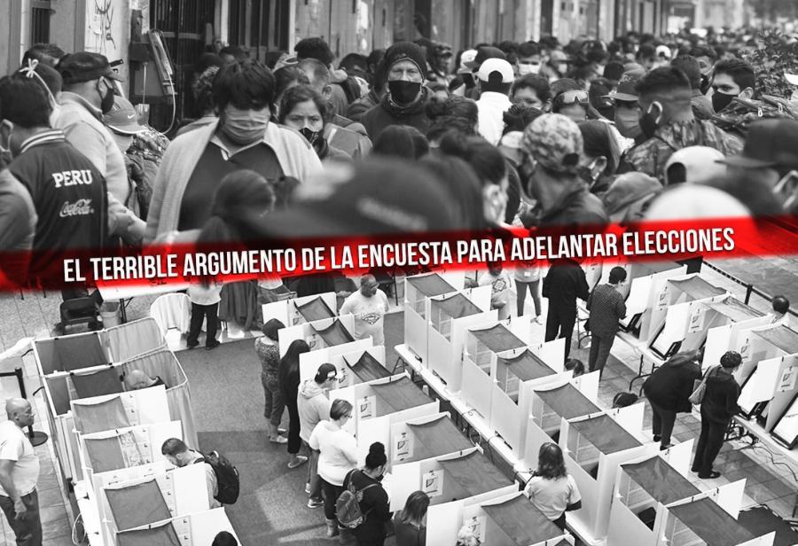 El terrible argumento de la encuesta para adelantar elecciones