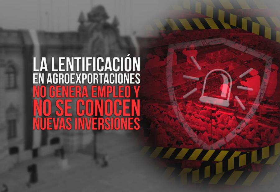 La lentificación de las agroexportaciones y el fracaso del Perú