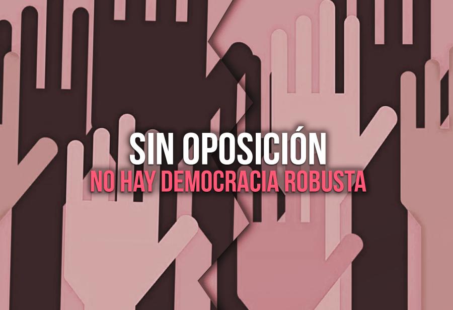 Sin oposición no hay democracia robusta