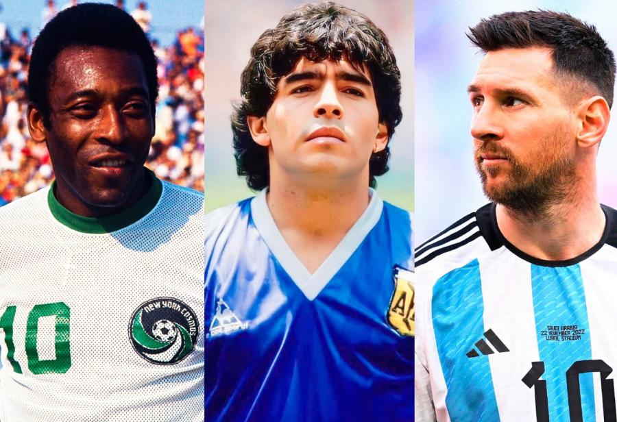 ¿Pelé, Maradona o Messi? El eterno debate sobre el mejor 10