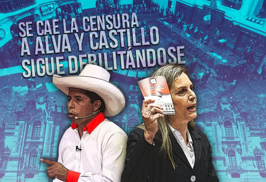 Se cae la censura a Alva y Castillo sigue debilitándose