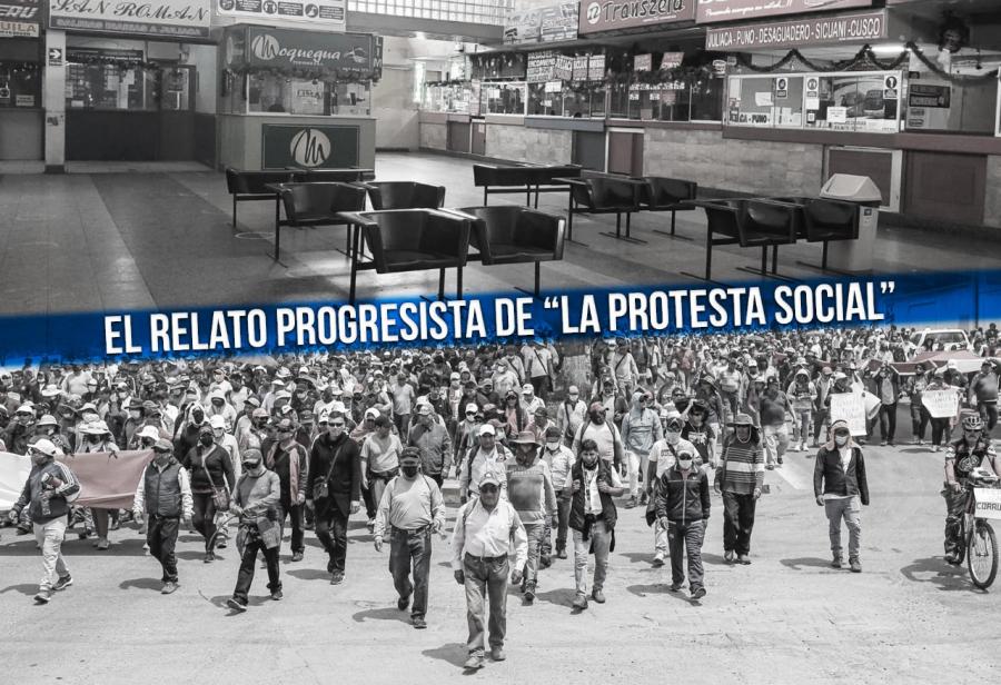 El relato progresista de “la protesta social”