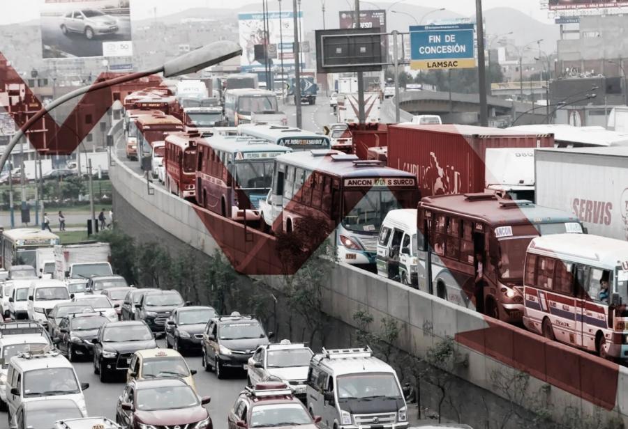 Congestión vehicular daña la economía peruana